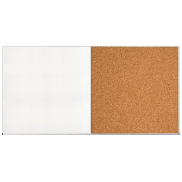 Enclosed Corkboard, 1 Door, 48"x36", 4" Fra